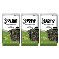 3 PACK BOTANA DE ALGA SABOR WASABI