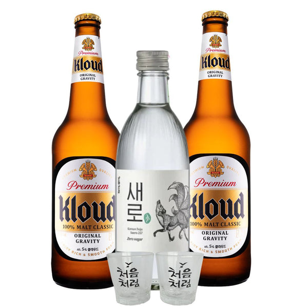 SOMAEK, CERVEZA COREANA+ SOJU SIN AZUCAR