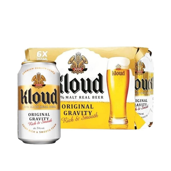 6PACK CERVEZA COREANA KLOUD 355ML