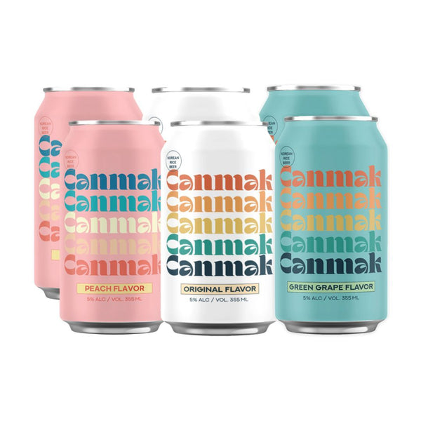 6PACK DE CERVEZA DE ARROZ CANMAK (MAKGEOLLI)